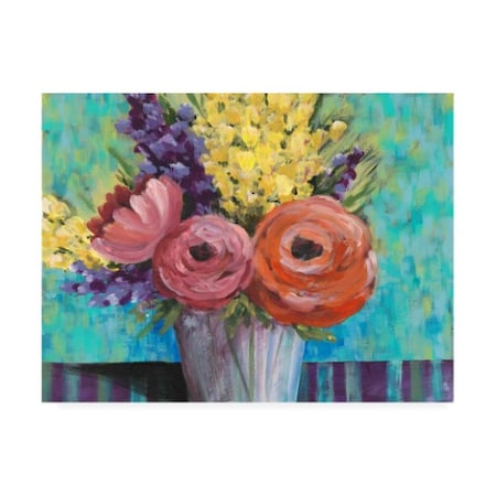 Regina Moore 'Early Summer Blooms I' Canvas Art,18x24